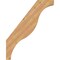 Ekena Millwork 5 1/2"W x 32"D x 40"H Funston Smooth Knee Brace, Western Red Cedar BRC06X32X40FST00SWR - alternate 4